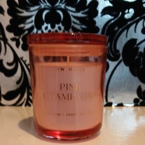 Pink Champagne Candle